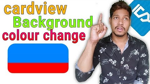 Cardview background colour change in sketchware/Aaura Technical