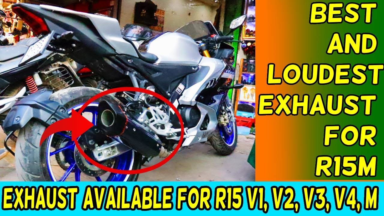 Best And Loudest Exhaust for R15m Cheap price exhaust in karol bagh