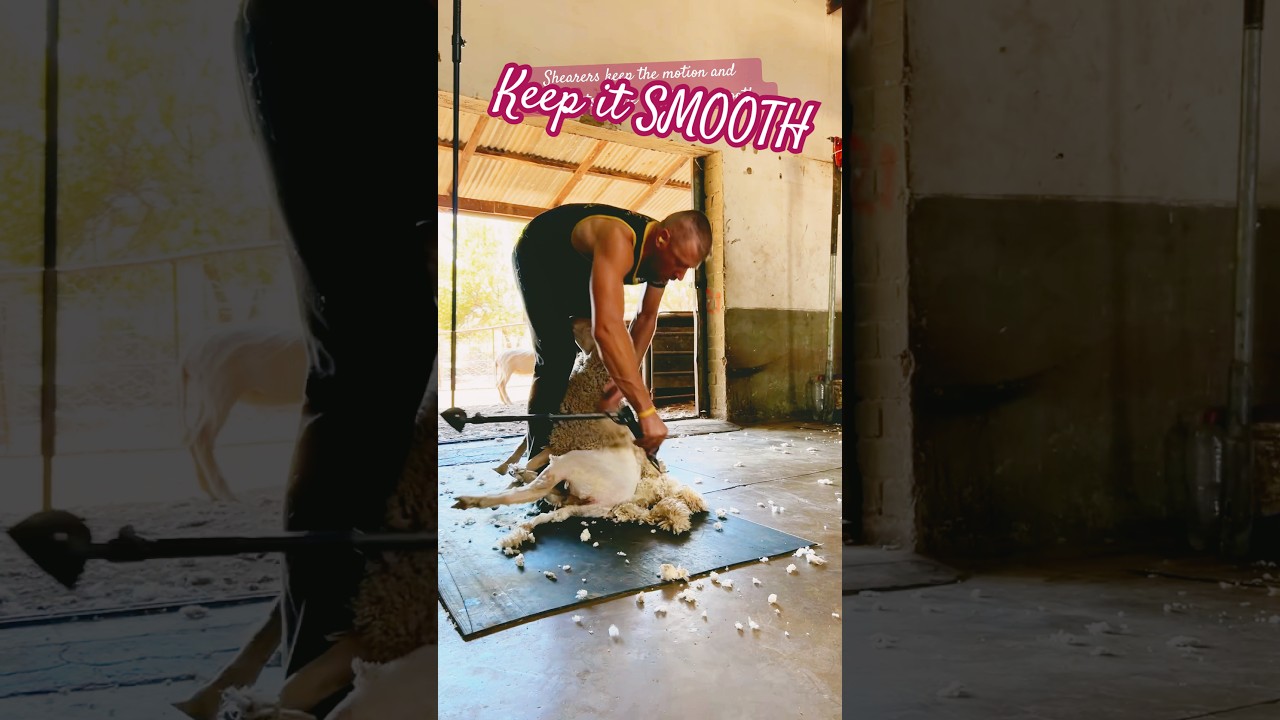 Not always easy to keep it smooth!