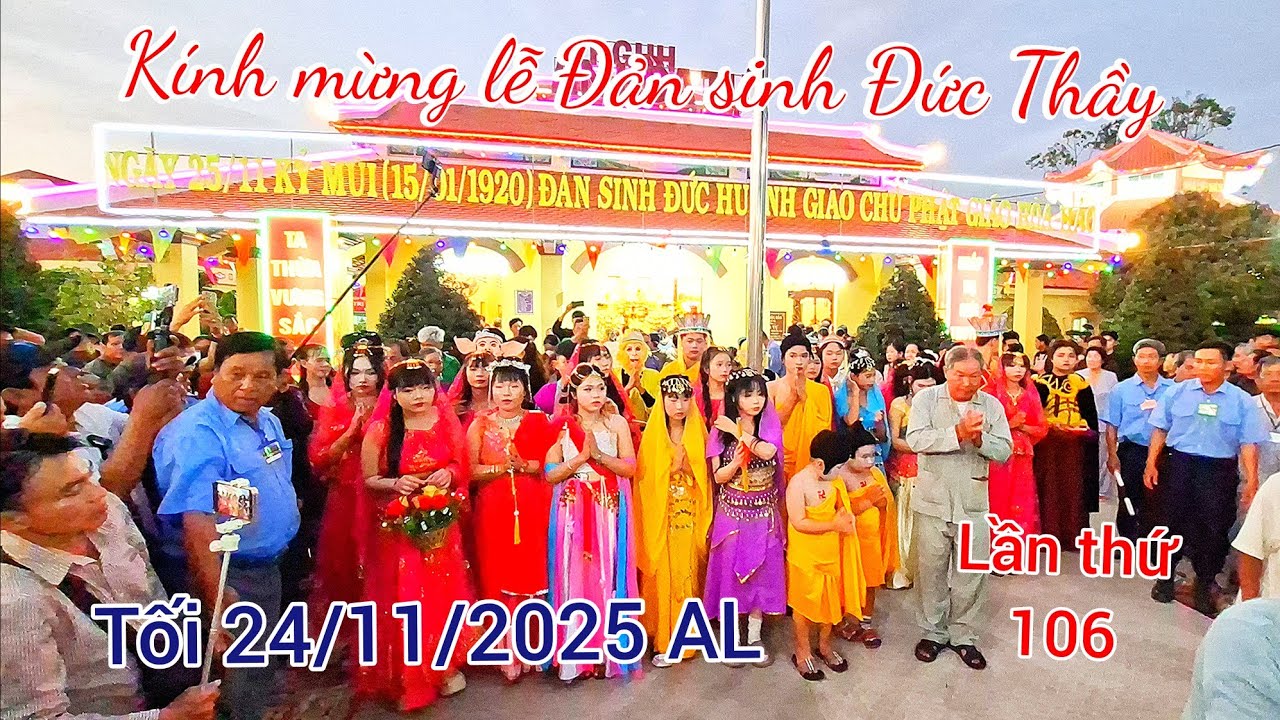 Tối 24/11/2025 AL, đoàn Tề Thiên kính mừng đại lễ diễn Tam Tạng đi thỉnh kinh quá hay.