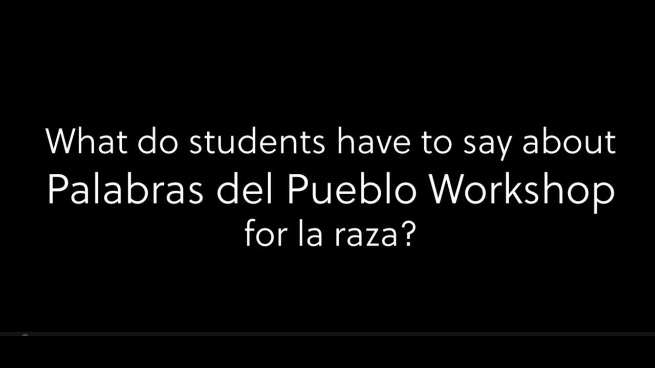 Apply to Palabras del Pueblo Workshop!