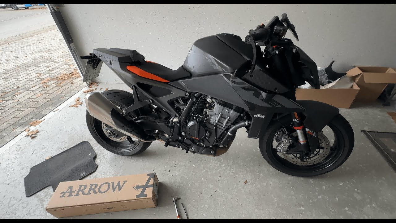 Arrow Pro-Race für die KTM 990 Duke - YouTube