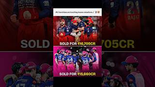 IPL franchises are touching insane valuations ✓ 🗿 || #shortfeed #viralvideo #cricket