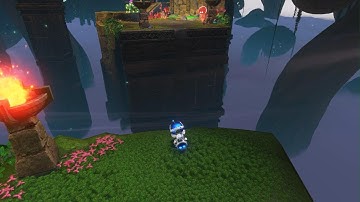 Astro Bot Mecha Leon 100% Walkthrough All bots (Cameo)