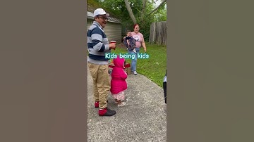 Silly string attack! #sillystring #kidsvideo #kids #momlife #family #shortsyoutube #kidsfun #grade1