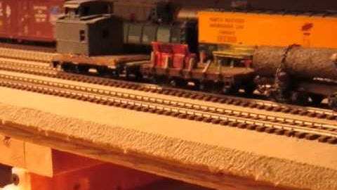 Double headed Climax logging train departure.