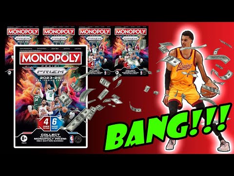 monopoly prizm 2023-24 nba trading cards booster box Prizm: 2022-23 Box, 24 Panini Trading Cards, Collect or Use with Monopoly Prizm: NBA Edition Board Game, Ages 8+ (English), Board Games Hasbro Gaming and all related trademarks and logos are trademarks of Hasbro NBA Monopoly 2023-24 Prizm Basketball