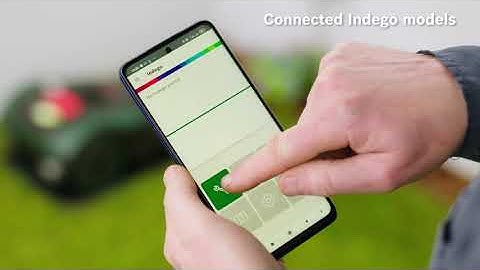 Bosch Indego Installation: Step 6 - Screen settings