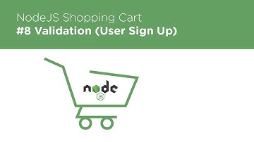 NodeJS / Express / MongoDB - Build a Shopping Cart - #8 Validation