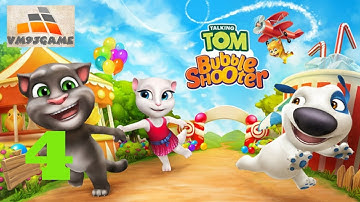 TALKING TOM BUBBLE SHOOTER Part 4 Level 31-38 (iOS, Android)