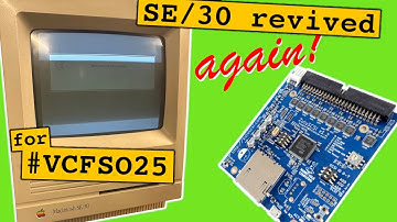 SE/30 Restored with ZuluSCSI for #VCFSO25 [VCFe Behind The Scenes]