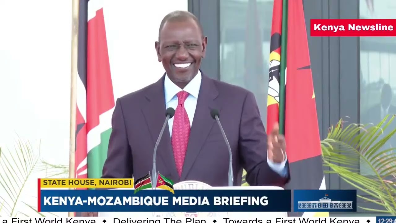 HERE WE WATCH WHAT WE EAT&GO TO THE GYMN.Ruto mocks Opposition Infront of Mozambique President Chapo