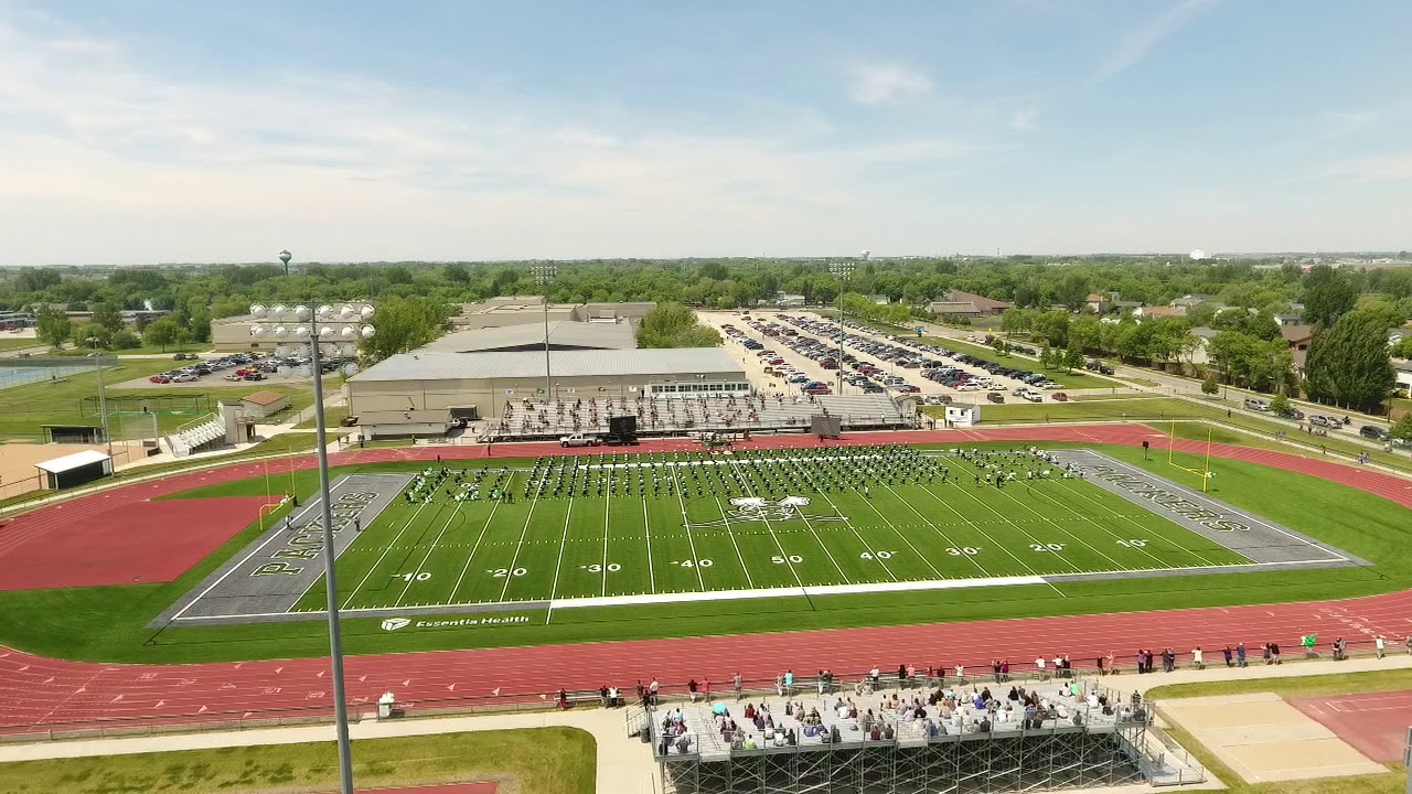Graduation 2020 West Fargo High School Drone Footage YouTube