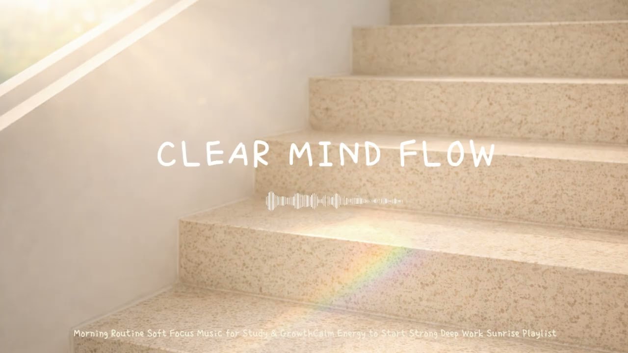 MorningRoutine 🌿 | 마음이 따뜻해지는 아침 음악| Calm Focus & Productive Energy