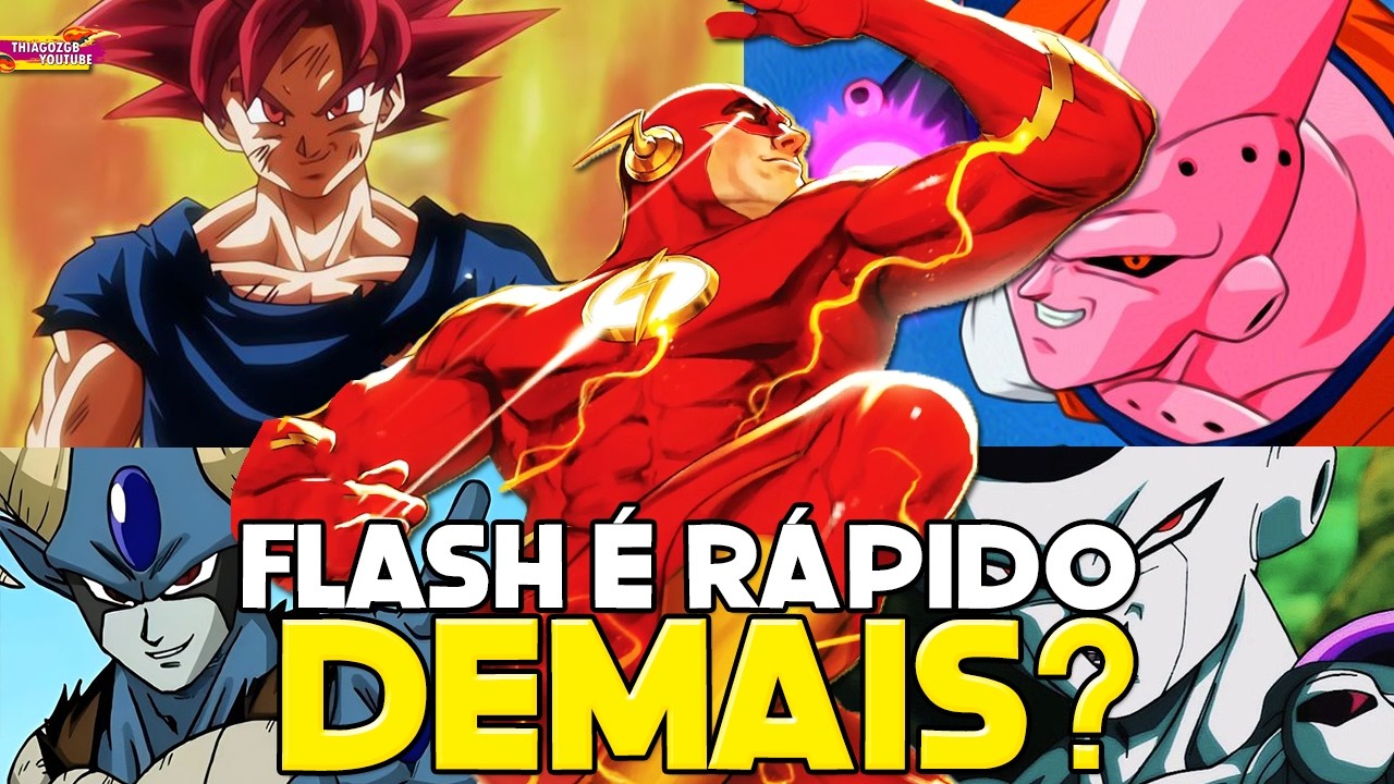 Até Onde o Flash Iria no Universo de Dragon Ball REALISTICAMENTE?