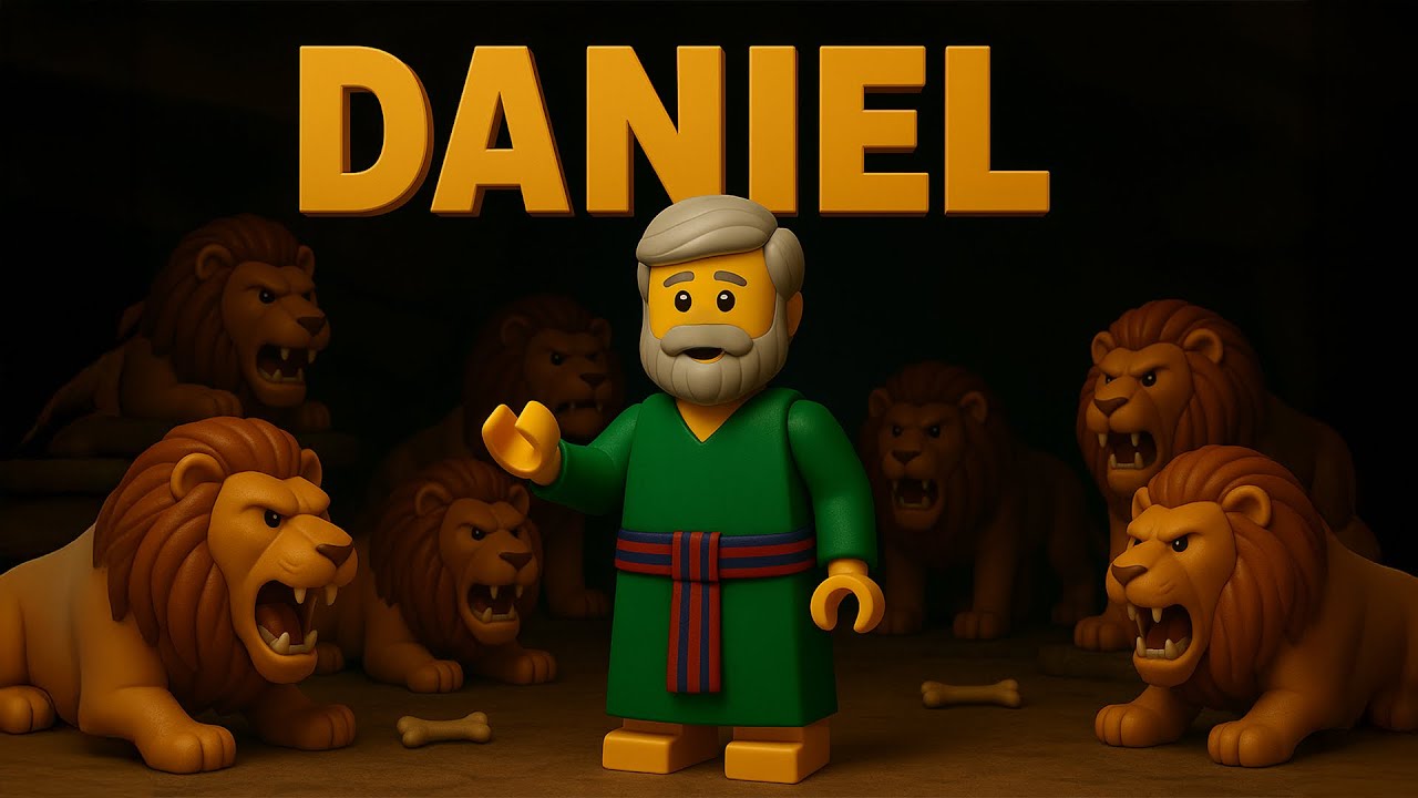 Даниил и львиный ров | Анимированная библейская история, созданная с помощью ИИ | Истории из библ...