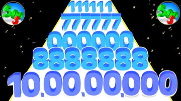 🔂 Number Master: Run and Merge - Level Up Number 2048 Gameplay Walkthrough Android, iOS Max Level