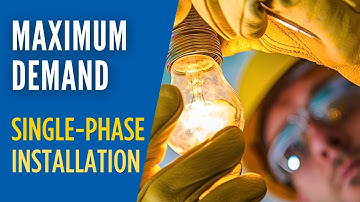 Calculate the MAXIMUM DEMAND of a SINGLE-PHASE INSTALLATION using this method