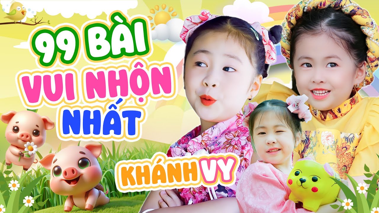 99 Bài Nhạc Thiếu Nhi Vui Nhộn Hay Nhất Cho Bé Năng Động | Mèo Lười, Dậy Đi Ba Ơi, Con Heo Đất