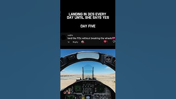 Landing in DCS every day until she says yes, day five #dcs #f15 #simulation