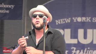 Video thumbnail of "BRANDON SANTINI • Elevate Me Mama • NY State Blues Fest. 7-8-16"