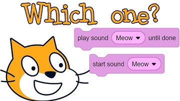 Start sound vs play sound until done blocks in Scratch