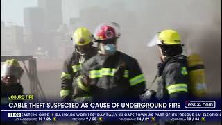 Underground fire fills Joburg CBD with smoke