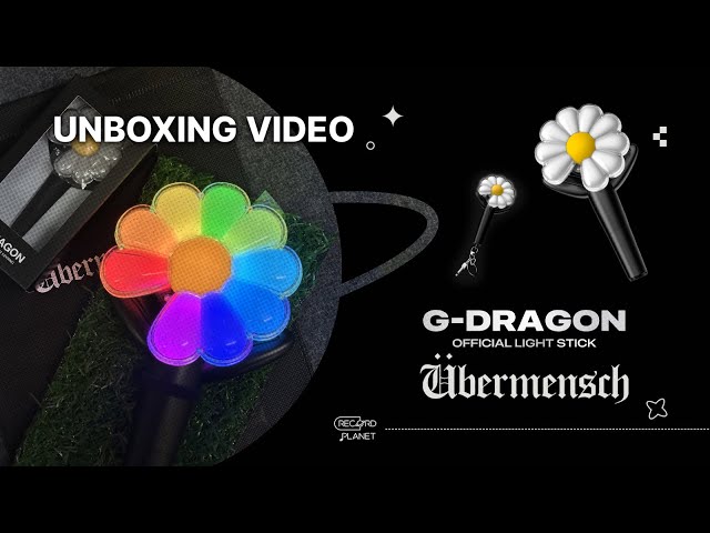 G-Dragon Übermensch Light Stick 4点セット G-DRAGON - LIGHT STICK ACCESSOIRES (2025 WORLD TOUR