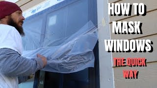 How To Mask Exterior Windows For Painting (The Quick Way)