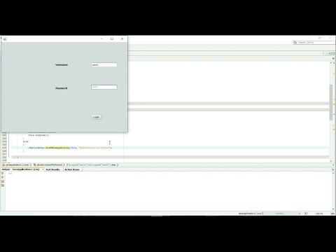 JAVA: LOGIN FRAME IN NETBEANS