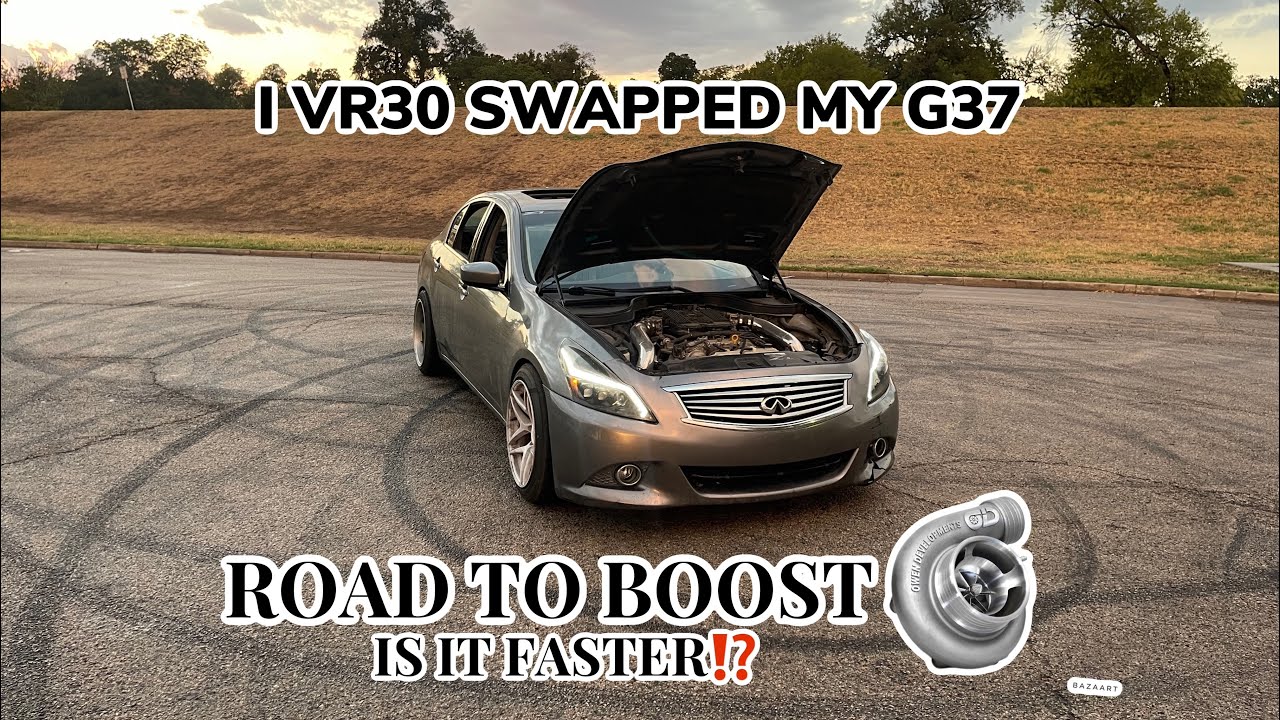 MY CORNFED INFINITI G37🌽 GETS VR30 TRANS SWAP/ONE PIECE ALUMINUM