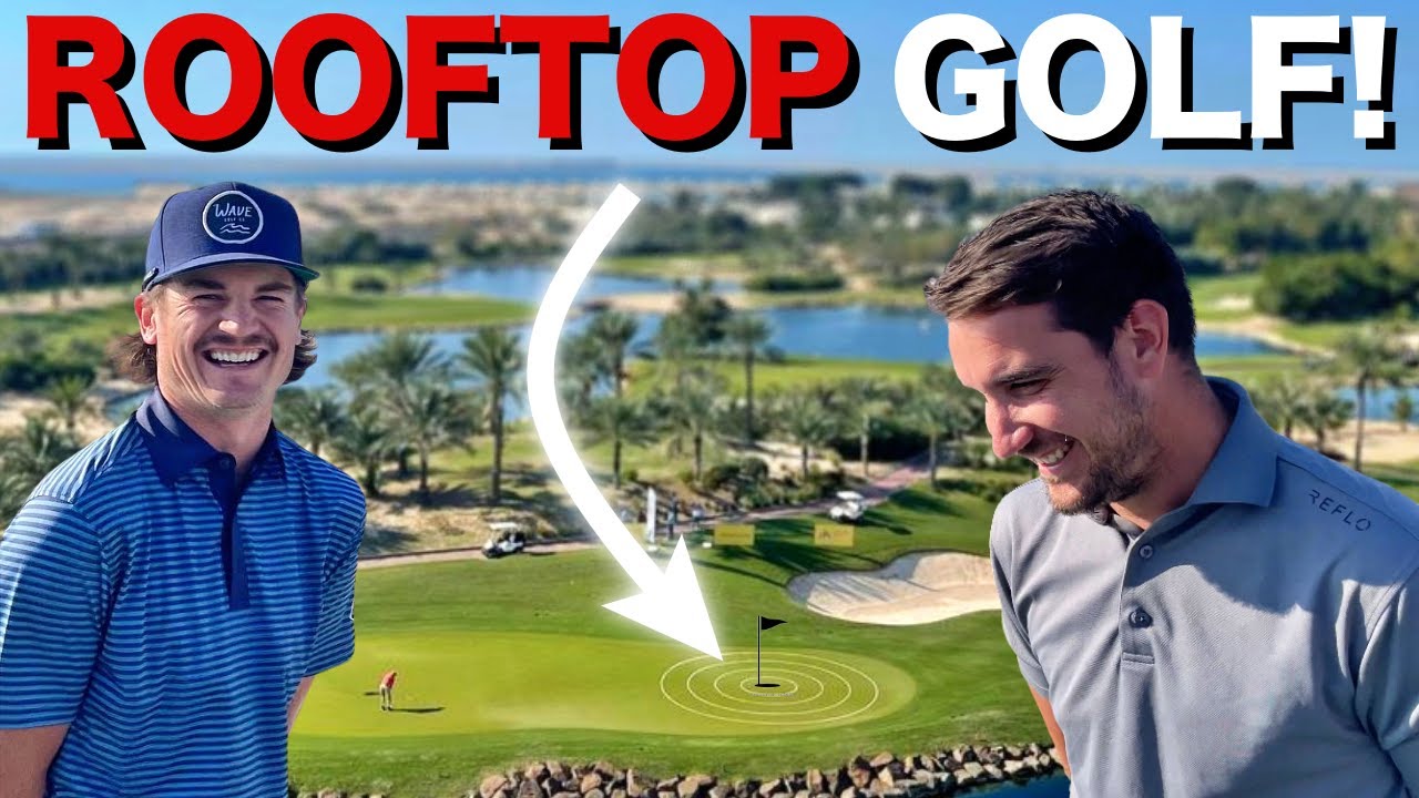 ROOFTOP GOLF CHALLENGE YouTube