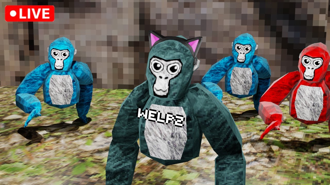 🔴GORILLA TAG LIVE WITH VIEWERS🔴