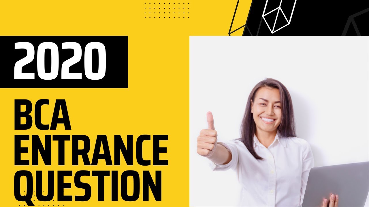 BCA entrance Old Question 2020 #bca #entrance - YouTube