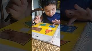Learning shapes 😍 #son #4yearsold #learning #shapes #fun #May2026