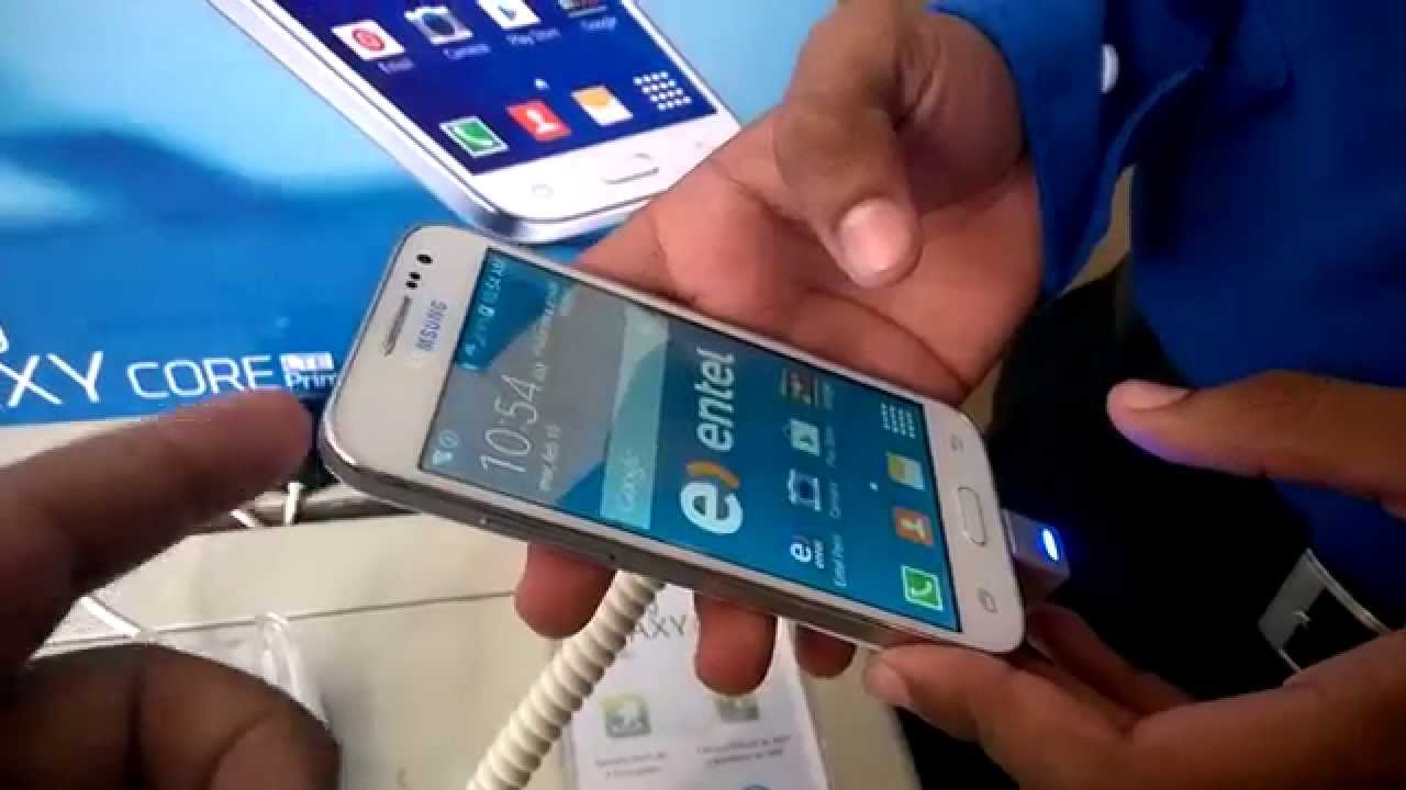 Caracteristicas del Samsung Galaxy Core Prime de Entel Perú - YouTube
