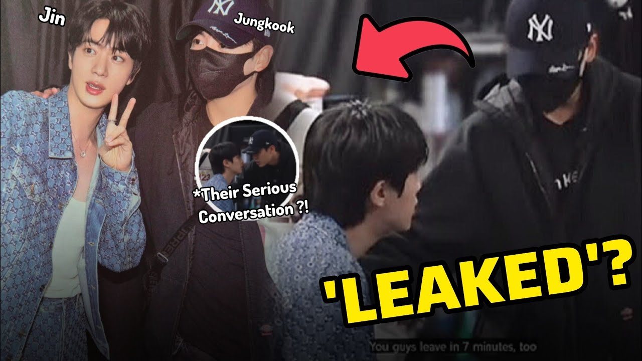 Секрет раскрыт?! Разговор Джина и Чонгука «просочился» в сеть? Что за секрет?