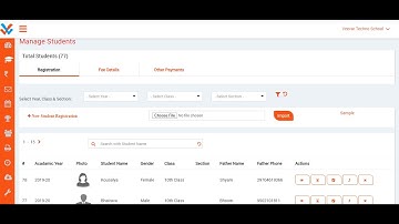 School Management Software Student Module