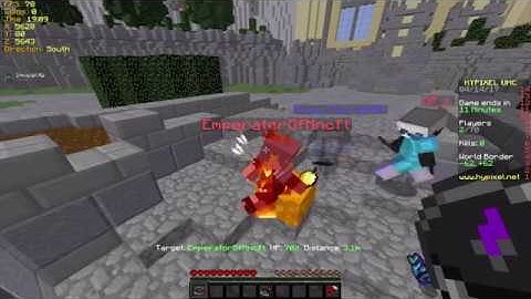 HYPIXEL UHC SOLO - Player teaming whit bhop for win (EXPOSING HACKERS 4)