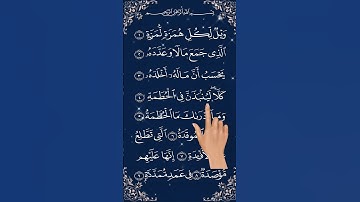 The Backbiter – Surah Al-Humazah | A Warning to the Mockers #سورة_الهمزة #القرآن_الكريم #quran