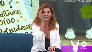 Carolina Cruz  con  Escote  Muy Bonita