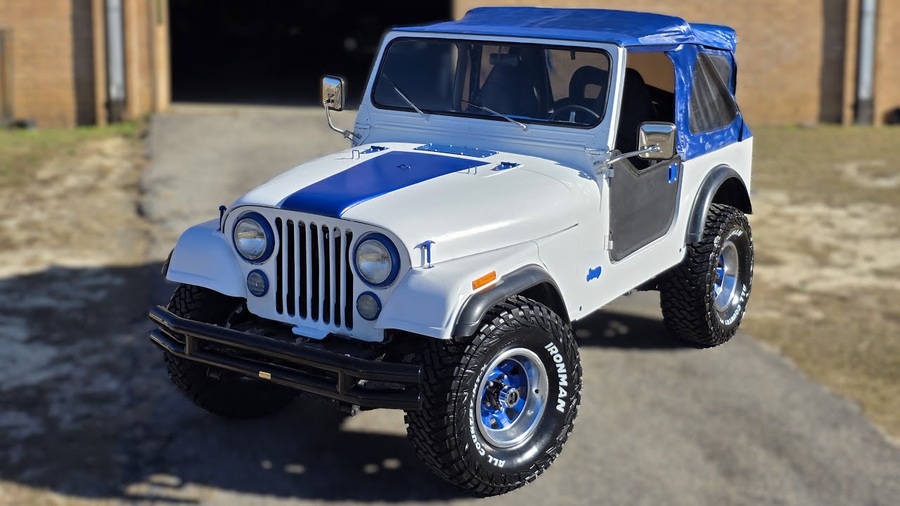 I drove this 1985 Jeep CJ-7 at I-95 Muscle - YouTube