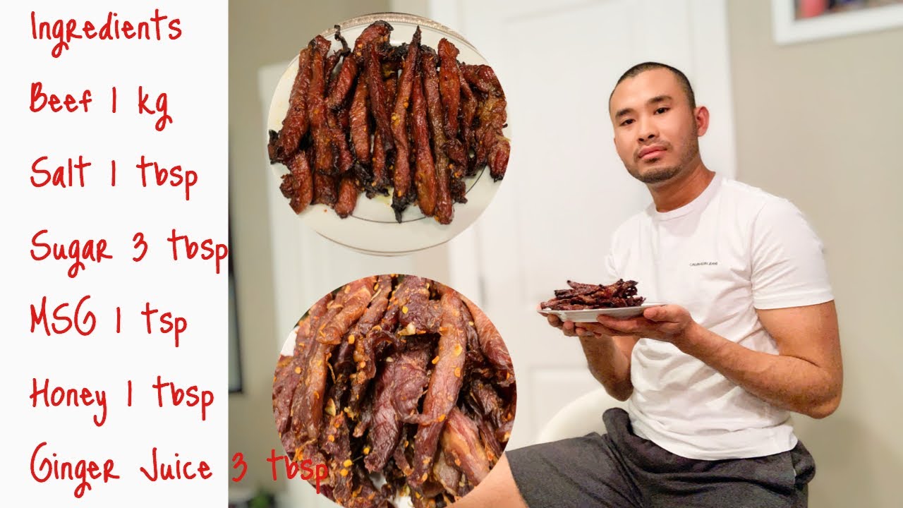 Khmer Food ម្ហូបខ្មែរ/ របៀបធ្វើងៀតគោ how to make beef jerky YouTube