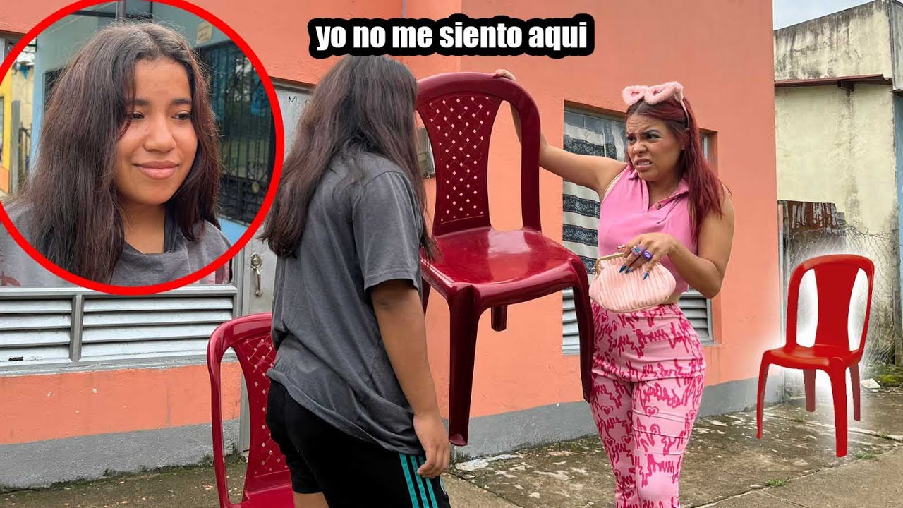 decía que no se sentaba en silla de plástico porque estaba en otro nivel y mira lo que pasó 😱🪑
