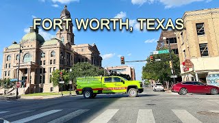 видео: Тур по Техасу на машине, США - Центр города Форт-Уэрт - 4K картинка: Тур по Техасу на машине, США - Центр города Форт-Уэрт - 4K