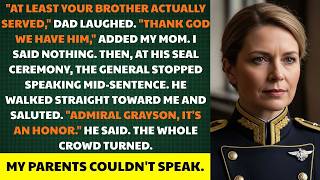 My Parents Mocked Me at My Brother’s SEAL Ceremony — Then the General Revealed My Rank.