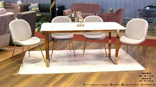 Bellatrix Dining Set A ชดโตะอาหาร 4 ทนง เบลาทรกซ Hs Furniture เอซ เอส เฟอรนเจอร มอลล