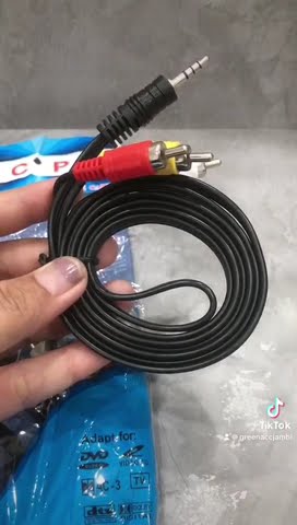 KABEL AUDIO AUX TO RCA 3 IN 1 1.5M