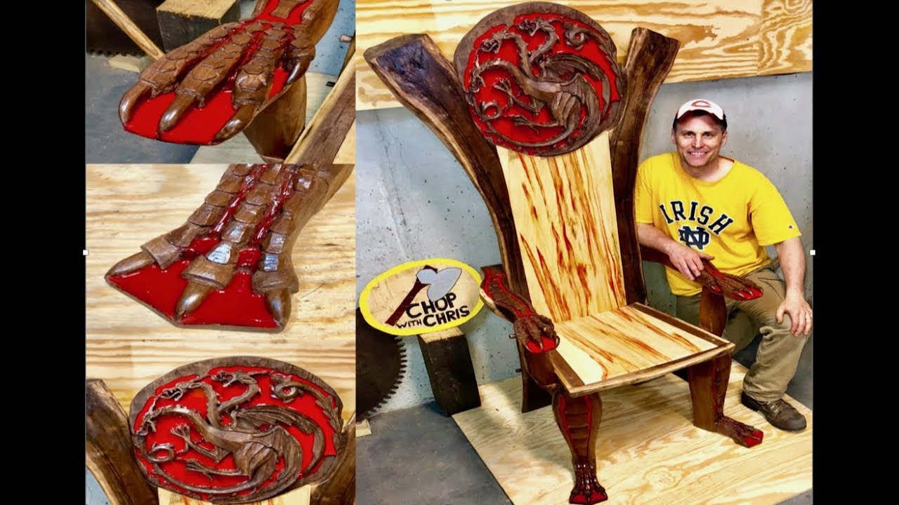 How To Build A Dragon Throne Chair Youtube