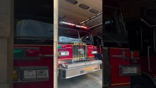 Port Huron fire department Quint 4 responding to a mutual aid call for an alleged structure fire.